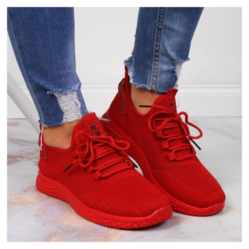 Inny NEWS M EVE268B red sports shoes (40)