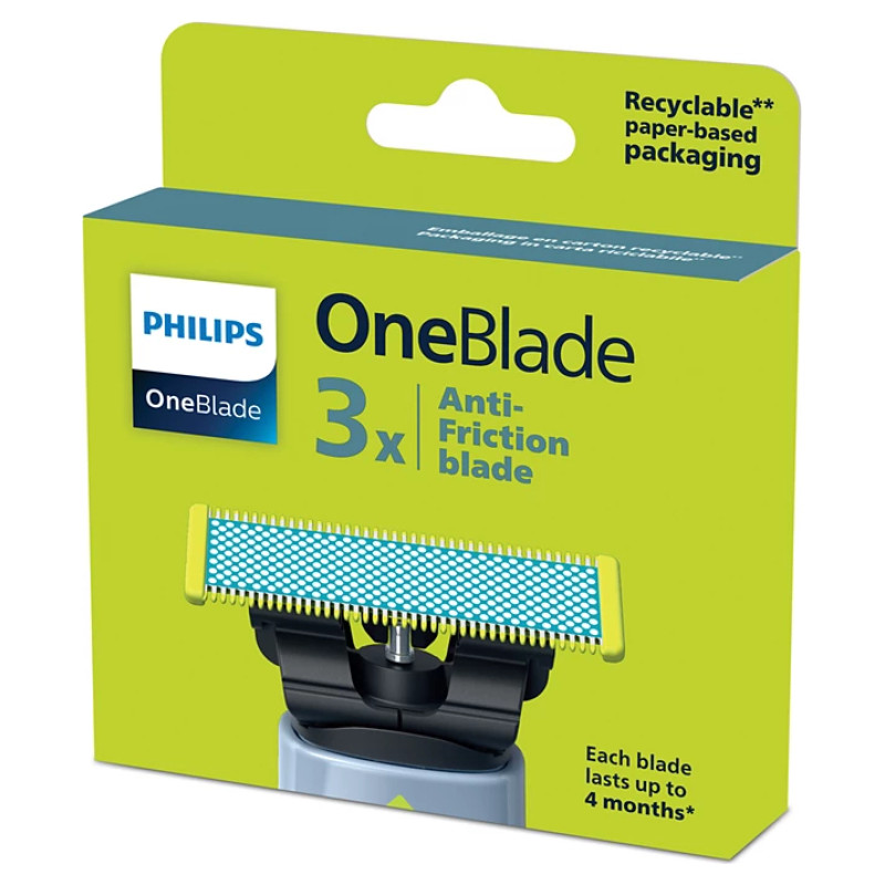 Philips OneBlade skuvekļa nomaināms asmens,  3 gab. - QP235/50