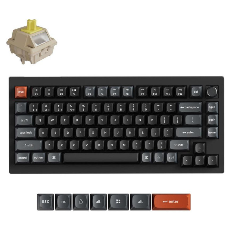 Keychron KEYBOARD WRL V1 ULTRA/BLACK V1U-D4 KEYCHRON