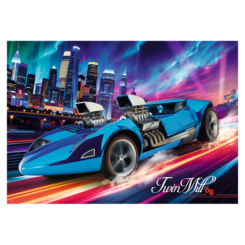 Trefl HOT WHEELS Premium Plus Puzle Twin Mill, 1000 gab.