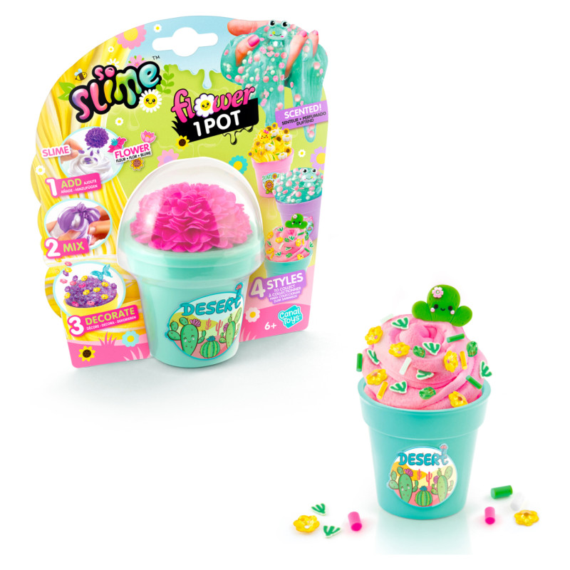 So Slime Slime gatavo&scaron;anas komplekts Puķu pods