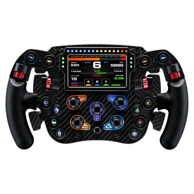 Simagic FX PRO 290 mm Steering Wheel, QR50, Shifters + Dual Clutch, S203