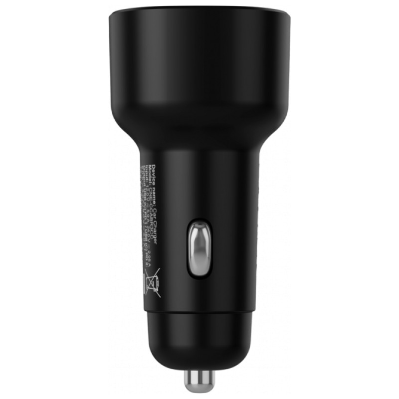 Canyon car charger OnDrive 60 PD 60W 2xUSB-C Black