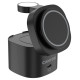 Canyon 4 in 1 Wireless Charging Stand, 30W max, Size: 70x70x70.3mm, weight: 414g, with 65W charger and 1M cable, black
