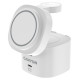 Canyon 4 in 1 Wireless Charging Stand, 30W max, Size: 70x70x70.3mm, weight: 414g, with 65W charger and 1M cable, white