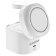 Canyon 4 in 1 Wireless Charging Stand, 30W max, Size: 70x70x70.3mm, weight: 414g, with 65W charger and 1M cable, white