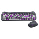 Canyon HSET-W6 EN Keyboard+Mouse Kitty Edition AAA+АА Wireless Violet