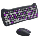 Canyon HSET-W6 EN Keyboard+Mouse Kitty Edition AAA+АА Wireless Violet