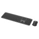 Logitech Signature Slim Wireless Keyboard and Mouse Combo MK950 - GRAPHITE - PAN - 2.4GHZ/BT - NORDIC-613