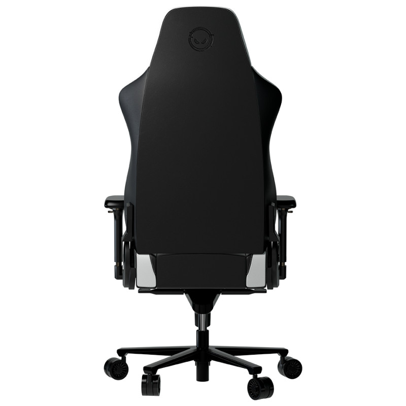 Lorgar Base 311, Gaming chair, PU eco-leather, 1.8 mm metal frame, multiblock mechanism, 4D armrests, 5 Star aluminium base, Class-4 gas lift, 75mm PU casters, Black + white