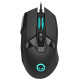 Lorgar Stricter 579, gaming mouse, 9 programmable buttons, Pixart PMW3336 sensor, DPI up to 12 000, 50 million clicks buttons lifespan, 2 switches, built-in display, 1.8m USB soft silicone cable, Matt UV coating with glossy parts and RGB lights with 4 LED