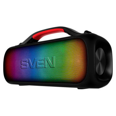 Sven Speaker SVEN PS-360, black (24W, Waterproof (IPx5), TWS, Bluetooth, FM, USB, 3000mA*h)