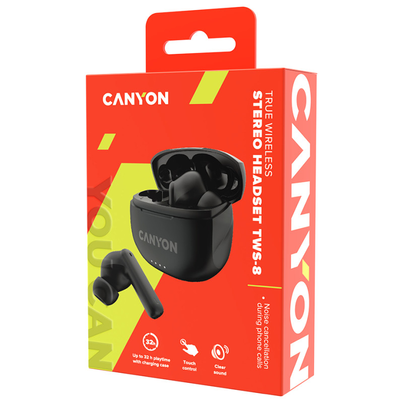 Canyon headset TWS-8 ENC Black