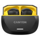 Canyon headset HEXAGON 7 TWS ANC+ENC Wireless Charge Black Yellow