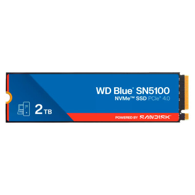 Western Digital SSD POWERED BY SANDISK WD Blue SN5100 2TB M.2 2280 PCIe Gen4 x4 NVMe QLC 3D