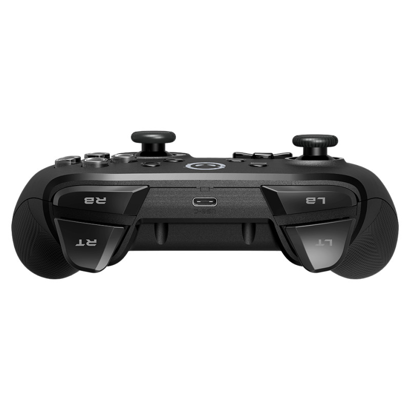 Lorgar TRIX-510, Gaming controller, Black, BT5.0 Controller with built-in 600mah battery, 1M Type-C charging cable ,6 axis motion sensor support nintendo switch ,android,PC, IOS13, PS3, normal size dongle,black