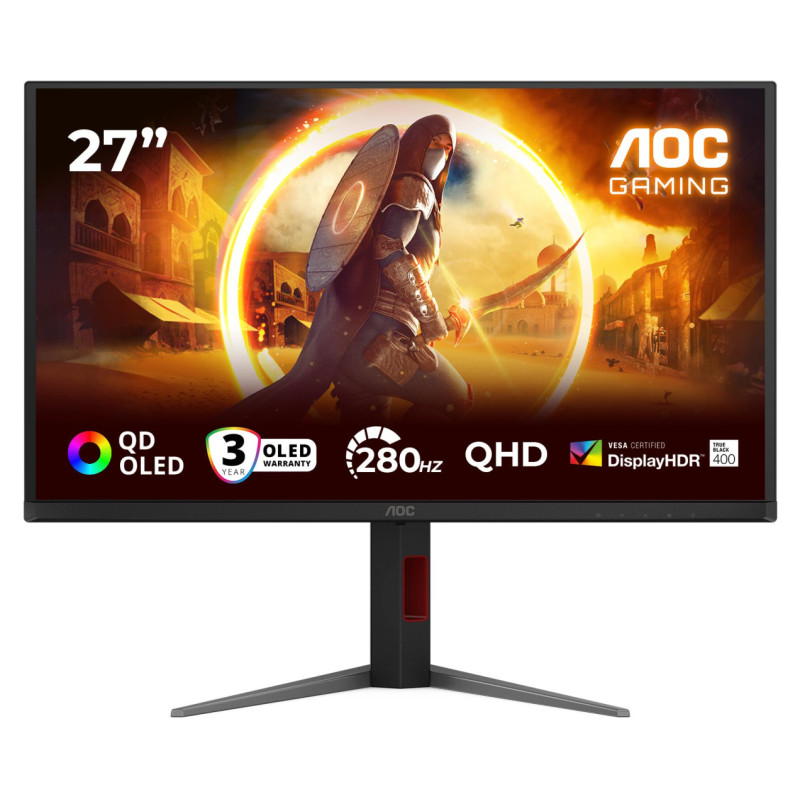 AOC LCD Monitor|AOC|27 "|2560 x 1440 pixels|Quad HD|Native aspect ratio 16:9|QD-OLED|Flat|Q27G4ZD