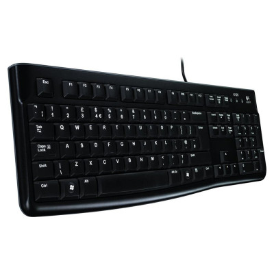 Logitech K120 Corded Keyboard - BLACK - USB - LTH - B2B