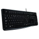 Logitech K120 Corded Keyboard - BLACK - USB - LTH - B2B