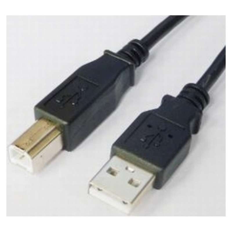 Brackton Kabelis Brackton USB Male - USB Male B 1.8m Black