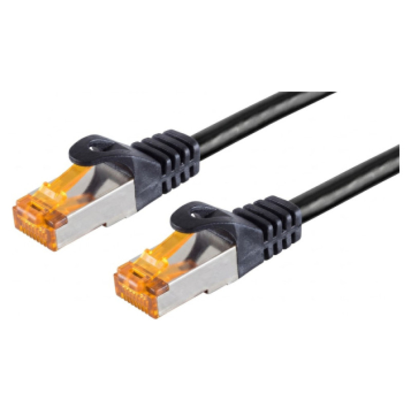 Brackton Kabelis Brackton Outdoor Patch S/FTP 7.5m CAT 6a Black