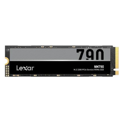 Lexar SSD|LEXAR|NM790|512GB|M.2|PCIe Gen4|NVMe|Write speed 4400 MBytes/sec|Read speed 7200 MBytes/sec|2.45mm|TBW 500 TB|MTBF 1500000 hours|LNM790X512G-RNNNG