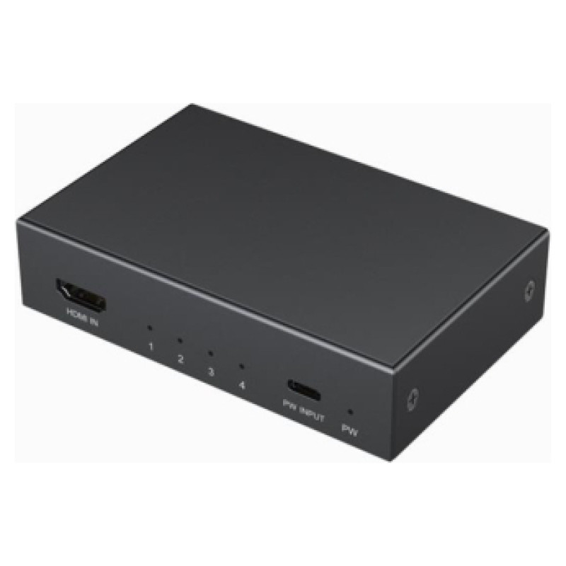 Gembird Sadalītājs Gembird HDMI 4 Ports 4K HDMI 30Hz black