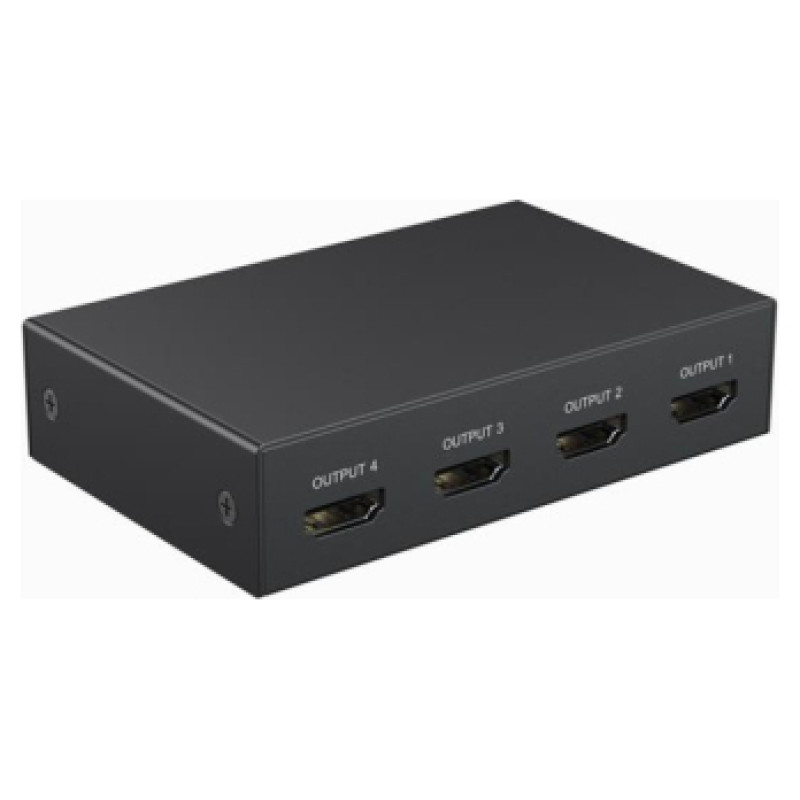 Gembird Sadalītājs Gembird HDMI 4 Ports 4K HDMI 30Hz black