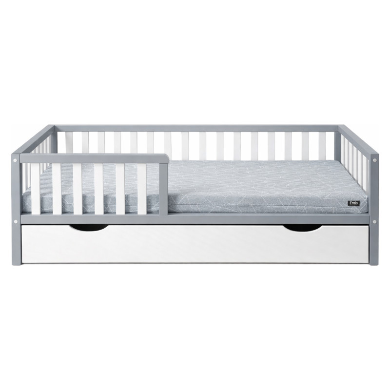 Emis Bērnu gulta "Scandi Kids" 80x160 / Pelēks (RAL 7040) / Jā