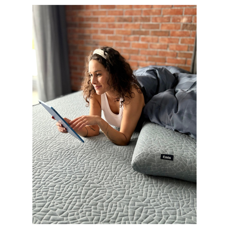 Emis Matracis "Aurora Glow" 90x200x25 / Vidējs / Emis Denim Cube