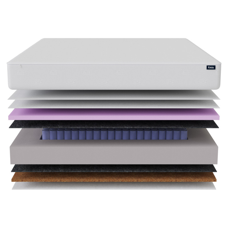 Emis Matracis "Aurora Glow" 100x200x25 / Ciets / Emis Cotton