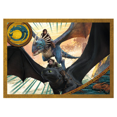 Trefl Pužļu komplekts 4in1 Kā pieradināt pūķi