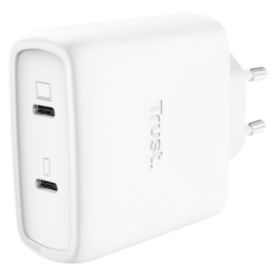 Trust Lādētājs Trust Maxo 65W White USB-C + 2m USB-C Cable