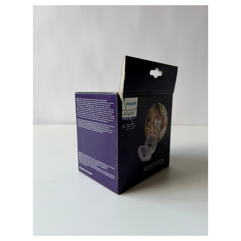 Philips Avent Prece ar Bojātu iepakojumu-Philips Avent Hands-free Aizsargu ieliktņi mazām krūtīm (aksesuārs krūts piena sūknim SCF531/11) - SCF552/11-B