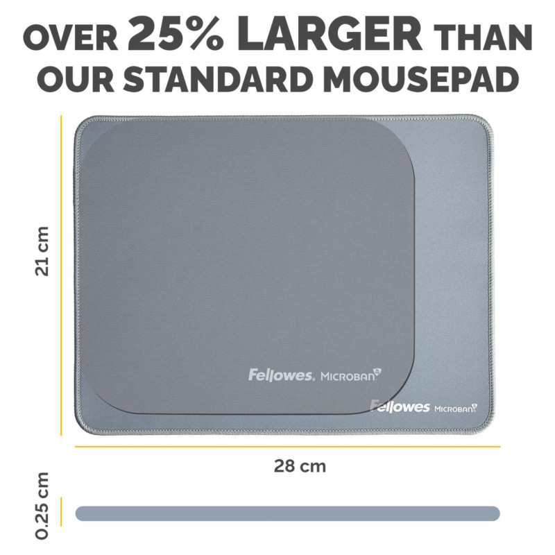 Fellowes MOUSE PAD BREYTA XL/MARINE 100139317 FELLOWES
