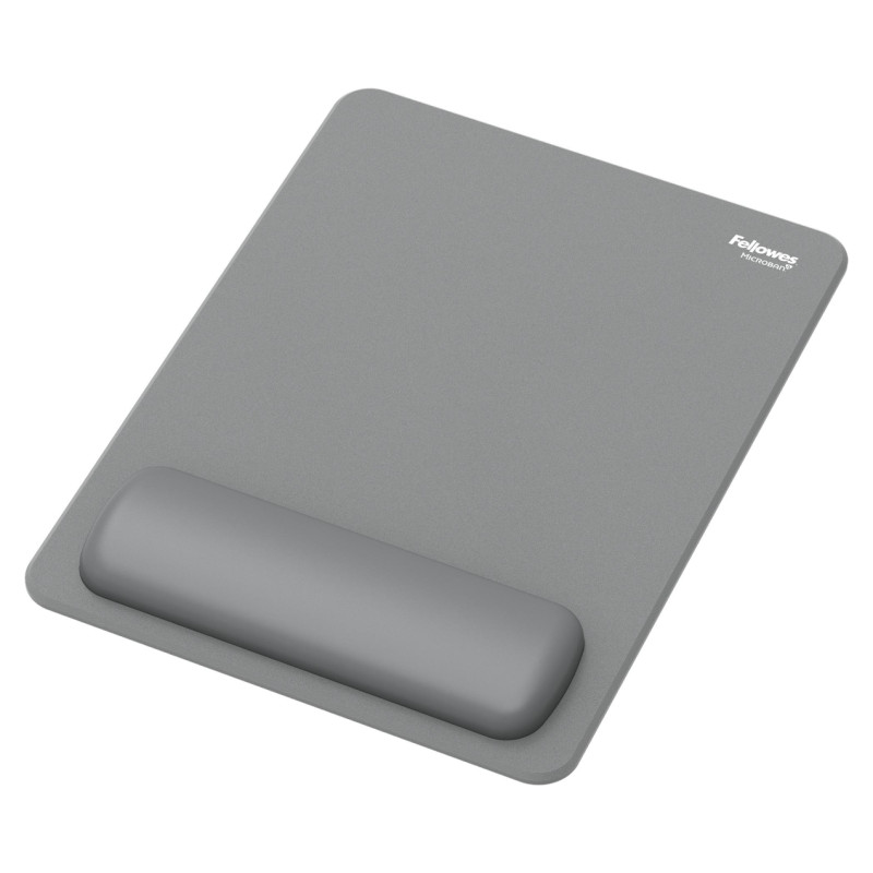 Fellowes MOUSE PAD WRIST REST XL/GREY 100142561 FELLOWES