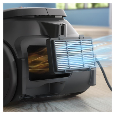 Philips Vacuum Cleaner|PHILIPS|Input power 850 W|Dust capacity 3 L|Cylinder vacuum|Cleaning type Dry|Dust container Dust bag|Colour Black/Grey|XD2152/12