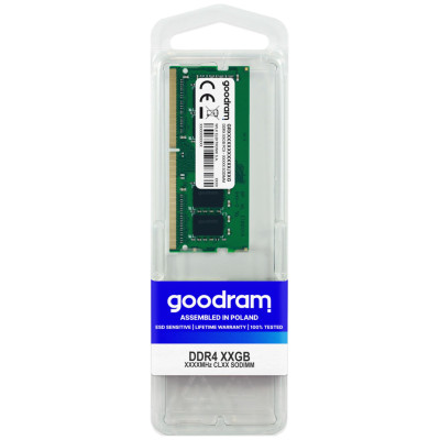 Goodram NB MEMORY 16GB PC25600 DDR4/SO GR3200S464L22/16G GOODRAM