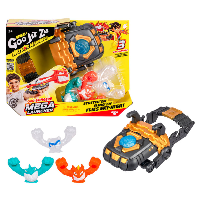 Goo Jit Zu HEROES OF GOO JIT ZU Meteor Madness Rokas aksesuārs Gootilery Gauntlet