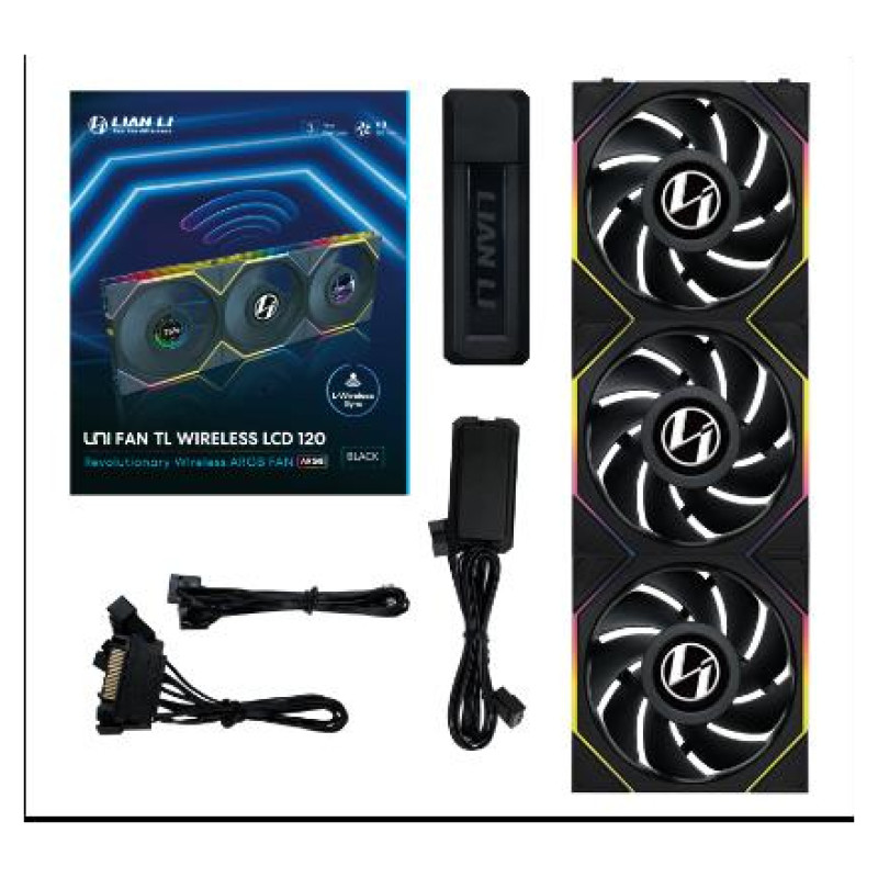 Lian Li CASE FAN 120MM WRL 3PCS/G99.12TLLCD1W3B.00 LIAN LI