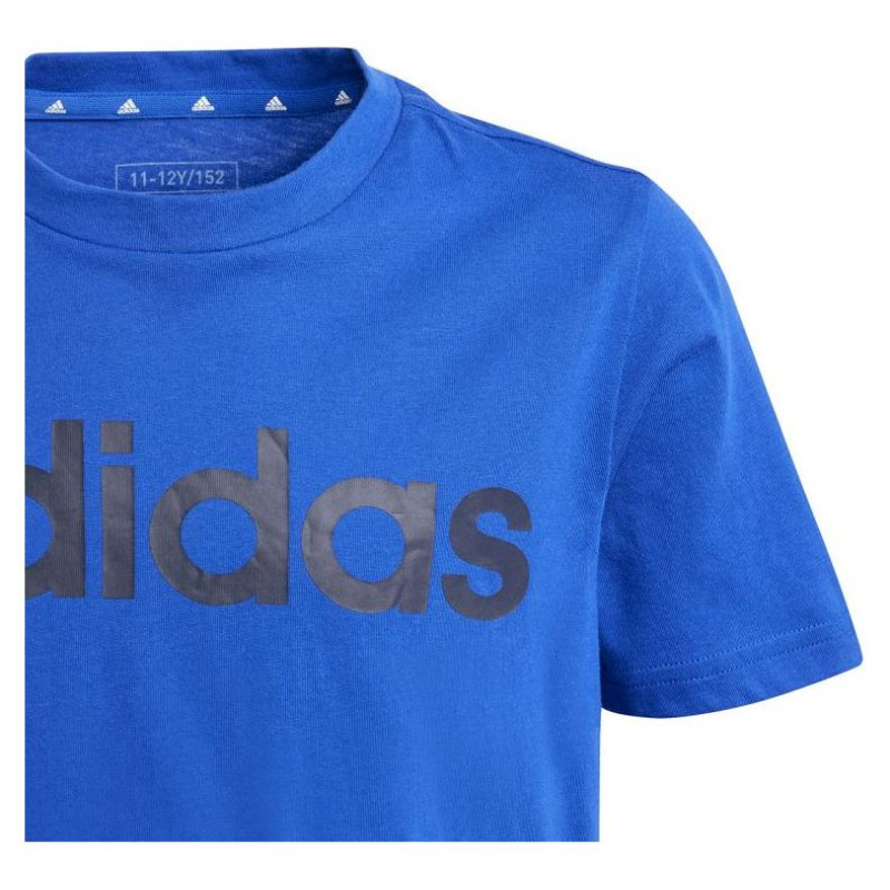 Adidas Essentials Linear Logo Cotton Tee Jr IB4090 (152cm)