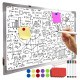 Nav Datu Magnetiskā tāfele DRY-ERASE 60x40+aksesuāri 24325 [A]