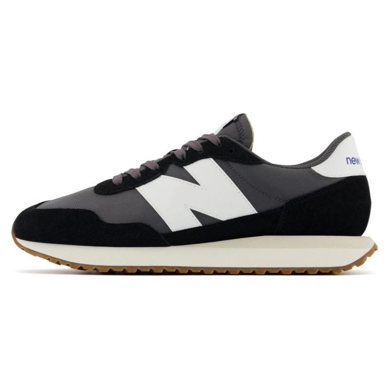 New Balance Men's Sneakers Suede Leather Black (MS237GA) (40.5)
