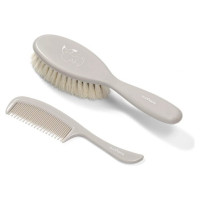 Babyono Suka dabīga NATURAL SUPER SOFT+ķemme BabyOno 568/03 grey