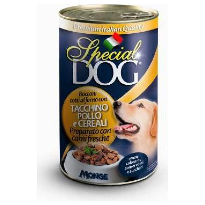 Special Dog - tītaru un cāļa gaļas gab. ar graudiem 1,275 kg