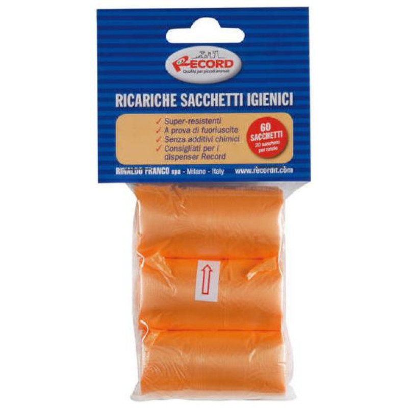 Record Sanitārie maisiņi 3x20gb 27,5x30 cm