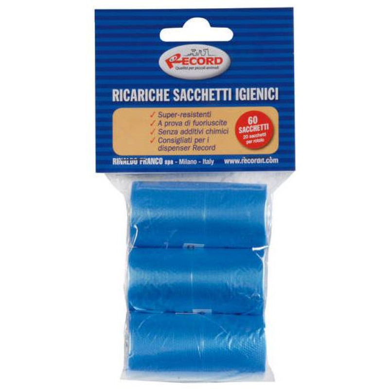 Record Sanitārie maisiņi 3x20gb 27,5x30 cm