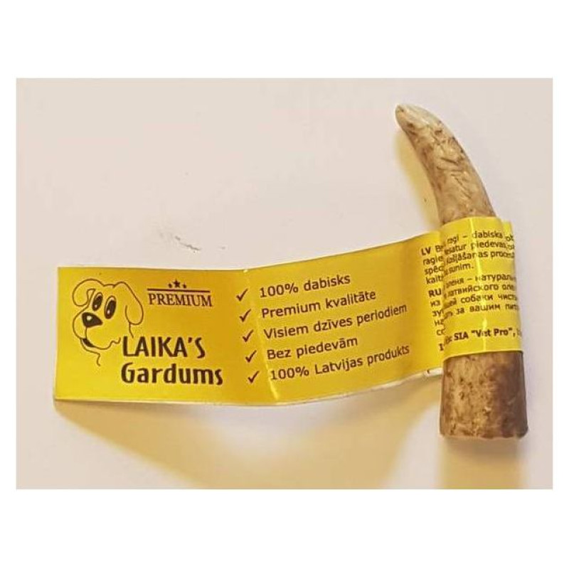 Laikas Gardums Dabīgs brieža rags suņiem XS <49 g