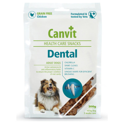 Canvit Health Care Snack Dental 200 g kārums suņiem