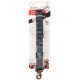Flamingo auto drošības josta adapteris RUKA SHOCK ABSORBER GREY 60-80cm/25mm